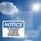 Signmission No Trespassing No Dumping No Camping Violators OSHA Notice Sign, Plastic, 14in W x 10in L, 2PK OS-2PACK-NS-P-1014-L-14929 - alternate 2